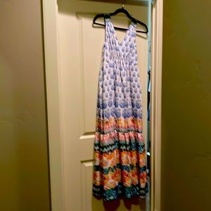 Anthropologie Gathered Maxi Dress